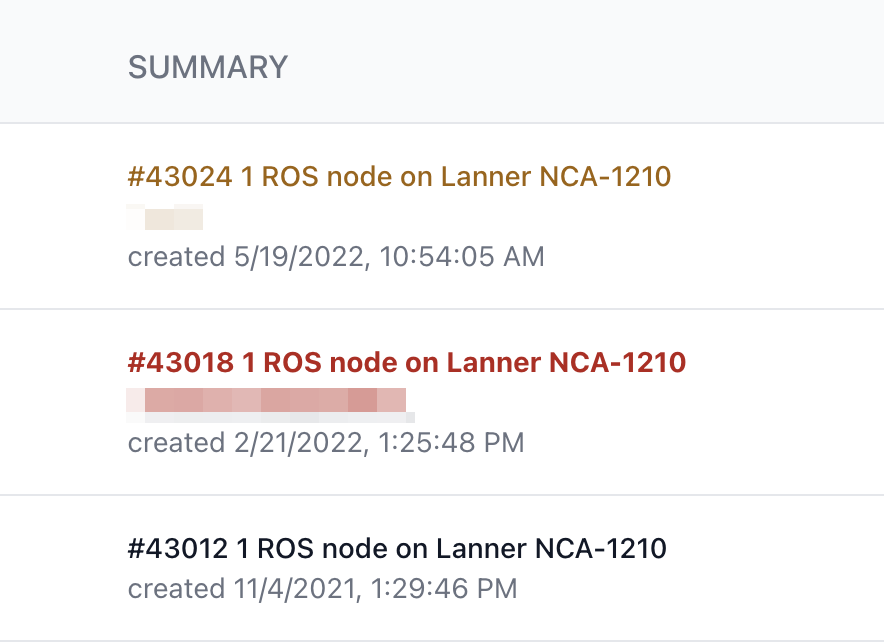 priority summaries
